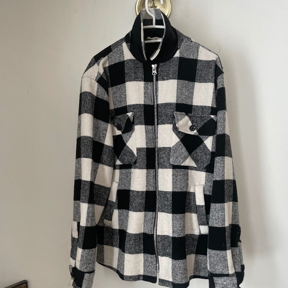Plaid overcoat - Picture 2 of 2